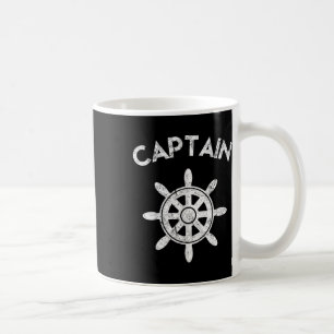 Taza De Café Regalos para capitán de barco rueda velero navegac