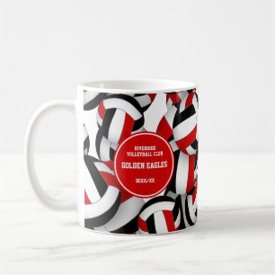 Taza De Café regalos para entrenador de voleibol de colores neg