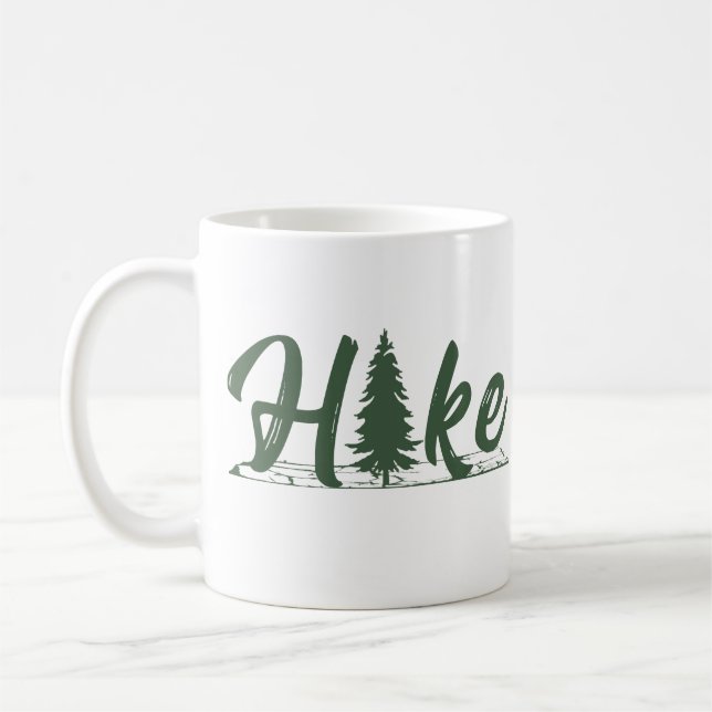 Taza De Café Regalos para excursionistas de pino (Izquierda)
