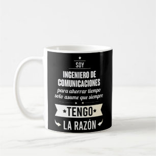 Taza De Café Regalos Para Ingeniero De Comunicaciones -