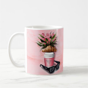 Taza De Café Regalos para mamá mejor amiga Marble Dandelion