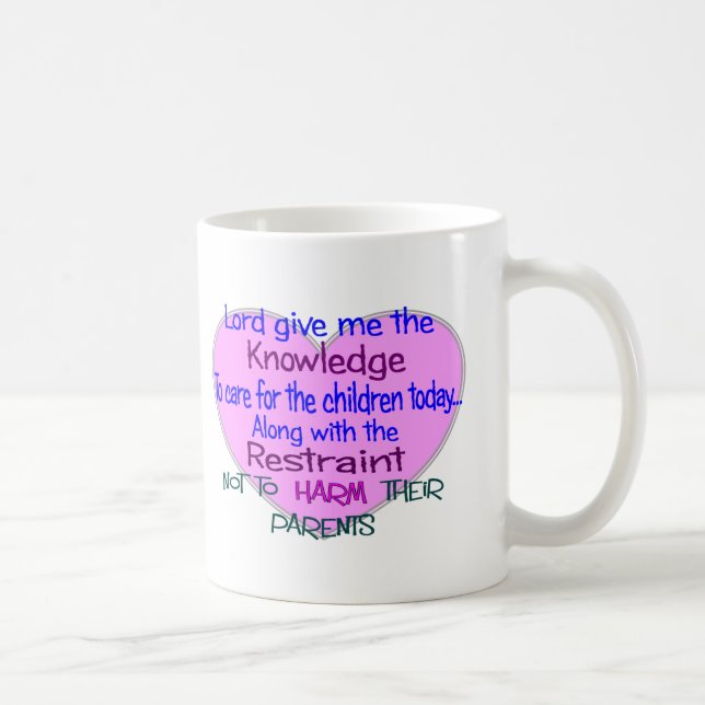 Taza De Café Regalos pediátricos de la enfermera--Refranes (Derecha)