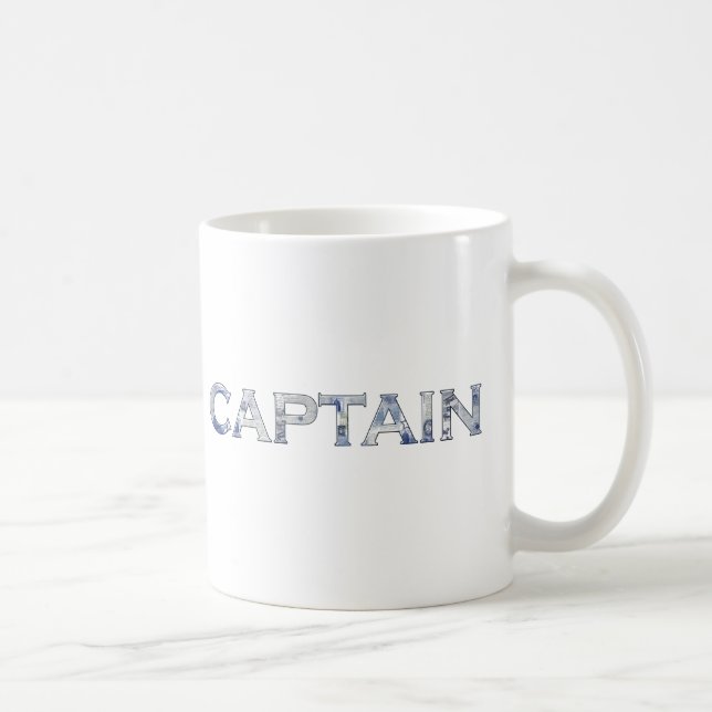 Taza De Café Regalos personalizados capitán (Derecha)