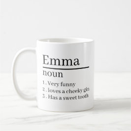Taza De Café Regalos Personalizados con Definición de Nombre Id