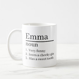 Taza De Café Regalos Personalizados con Definición de Nombre Id