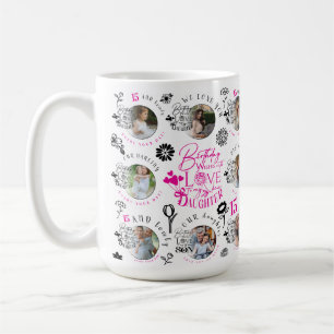 Taza De Café Regalos personalizados de cumpleaños para hijas