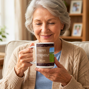 Taza De Café Regalos Personalizados de Feliz Jubilación para Ma