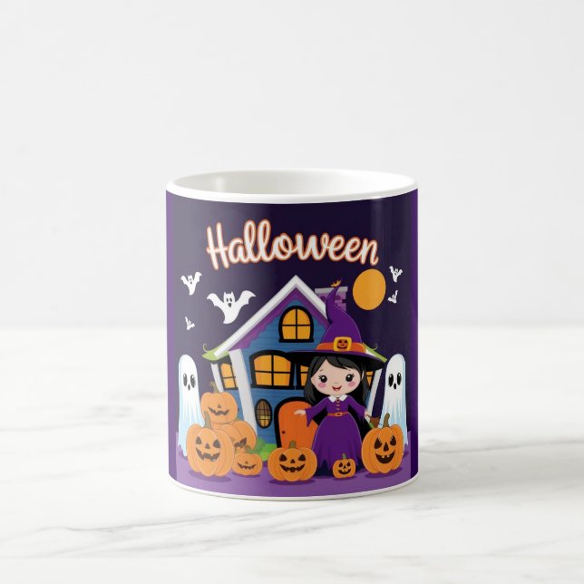 Taza De Café Regalos personalizados de Halloween para amigos y  (Centro)