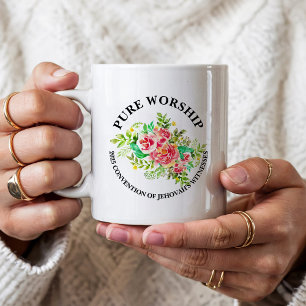 Taza De Café Regalos personalizados de la Convención JW Adoraci
