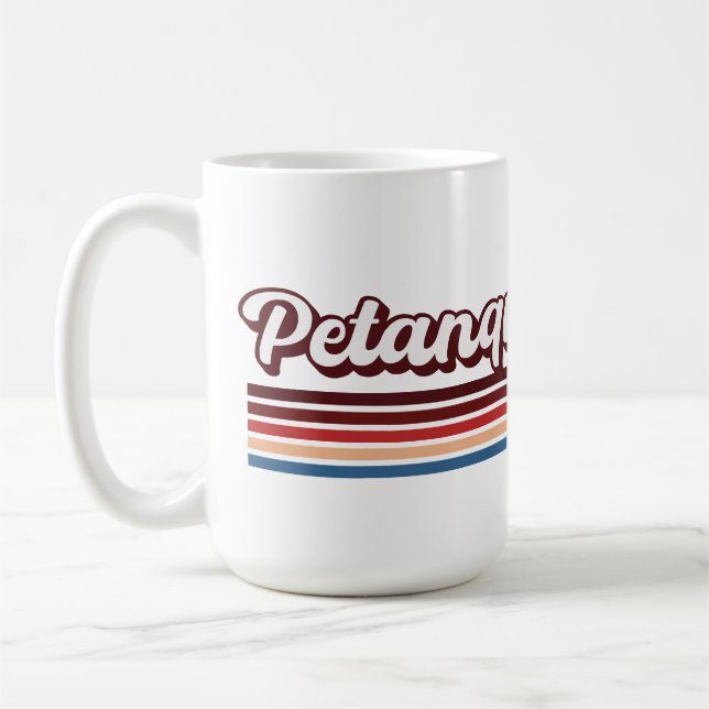 Taza De Café Regalos Petánicos, Petanque Lover, Jugador de Peta (Izquierda)