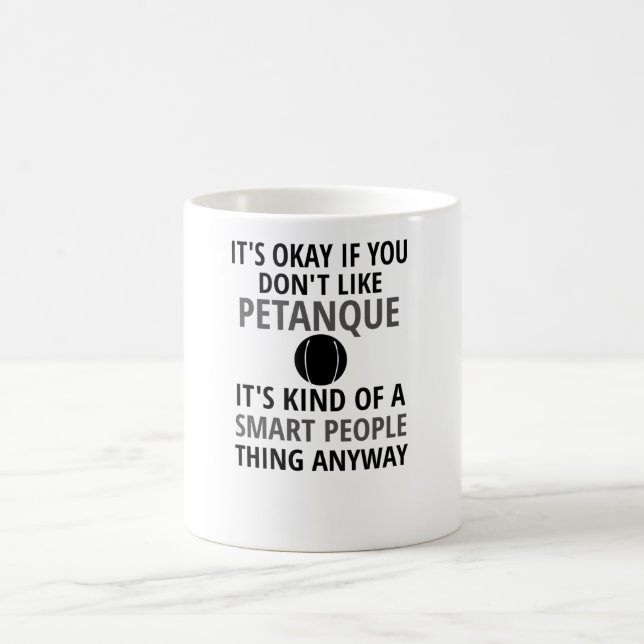 Taza De Café Regalos Petánicos| Petanque Lover Petanque Player (Centro)