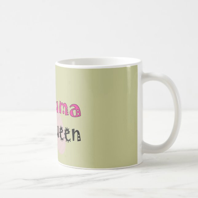 Taza De Café Regalos reina del trauma" de la enfermera del (Derecha)