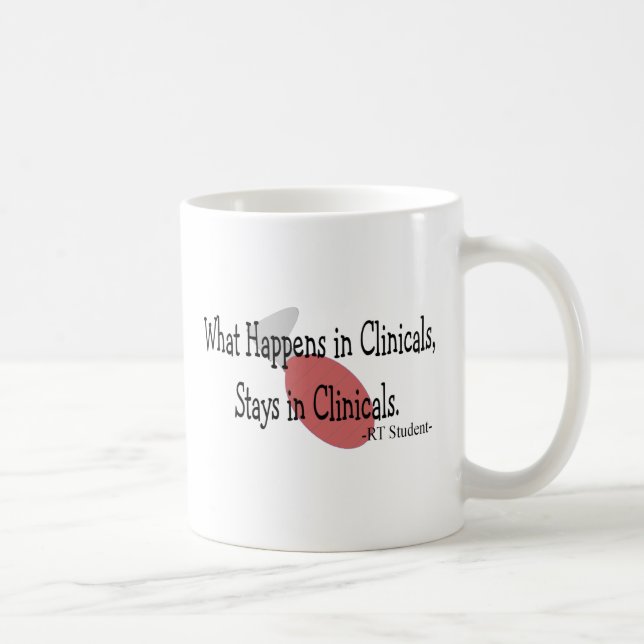 Taza De Café Regalos respiratorios del estudiante de la terapia (Derecha)