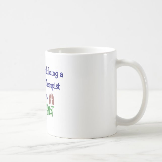 Taza De Café Regalos respiratorios divertidos de la terapia (Derecha)