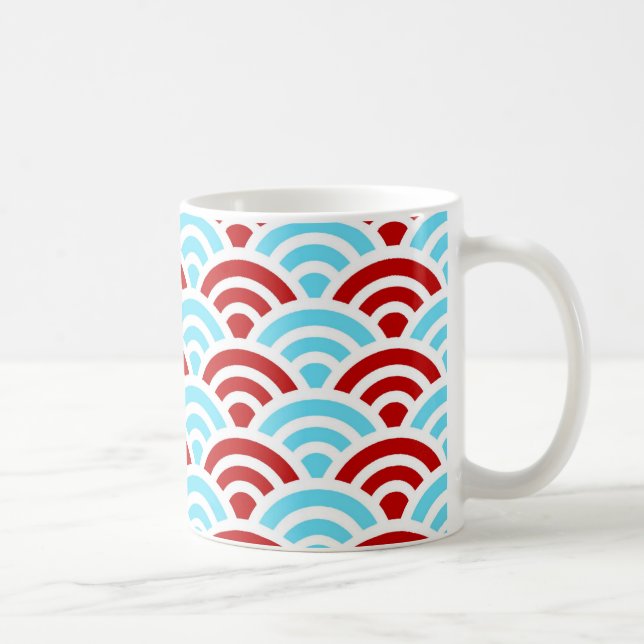 Taza De Café Regalos rojos de los arco iris del arco de la (Derecha)