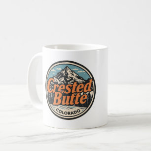 Taza De Café regalos vintage crested butte colorado montaña de 