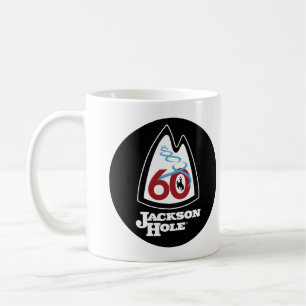 Taza De Café Regalos vintage Jackson Hole Ski Resort wyoming