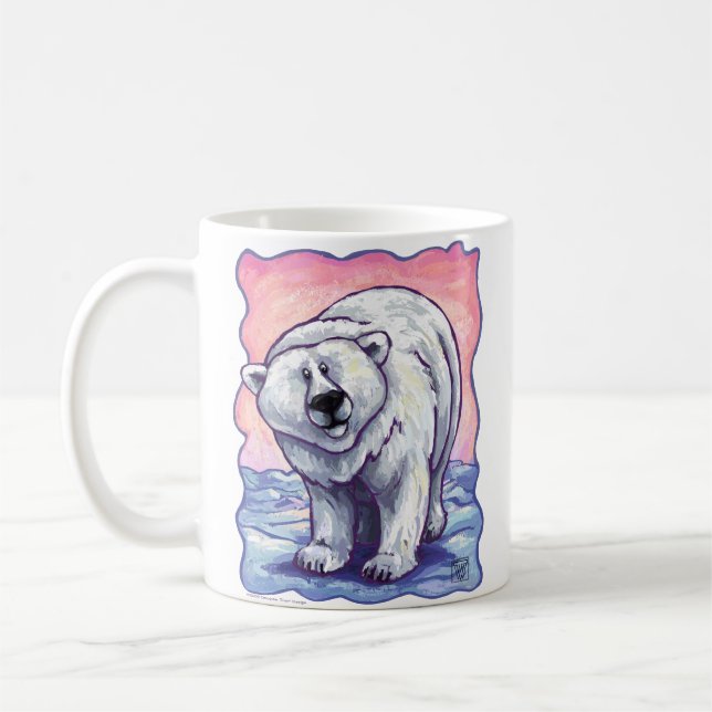 Taza De Café Regalos y accesorios de oso polar (Izquierda)