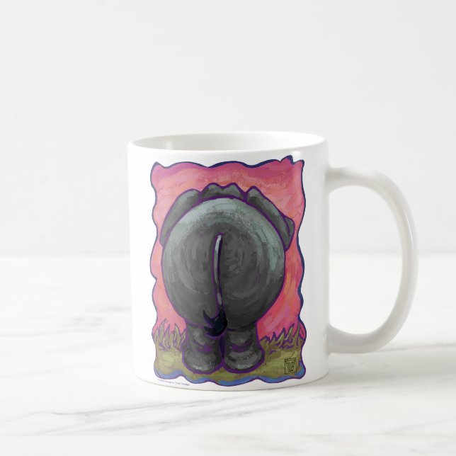 Taza De Café Regalos y accesorios del elefante (Derecha)