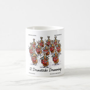 Taza De Café Regalos y camiseta divertidos de Navidad 12 baquet