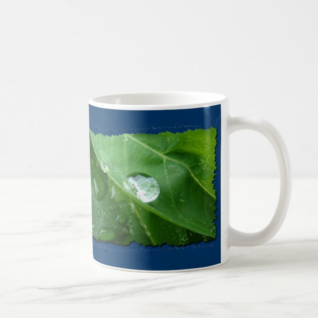 Taza De Café Regalos y engranajes para la CONSERVACIÓN DE AGUA  (Derecha)