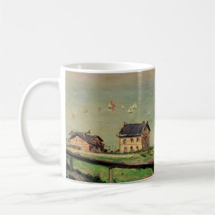 Taza De Café Regata en Villerville por Gustave Caillebotte