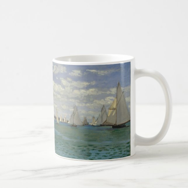 Taza De Café Regatta de Claude Monet el | en Sainte-Adresse (Derecha)