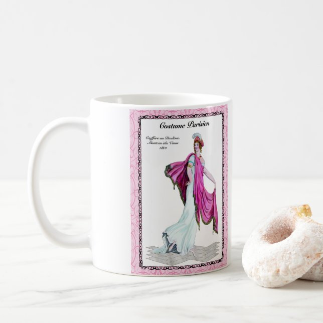 Taza De Café Regency Fashion Plate Mug (Con donut)