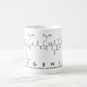Taza De Café Regenia peptide nombre mug