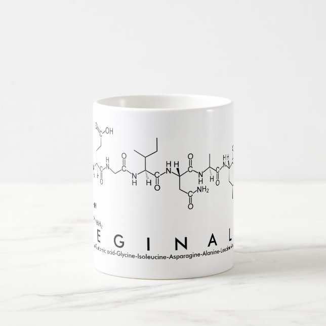 Taza De Café Reginald peptide nombre mug (Centro)