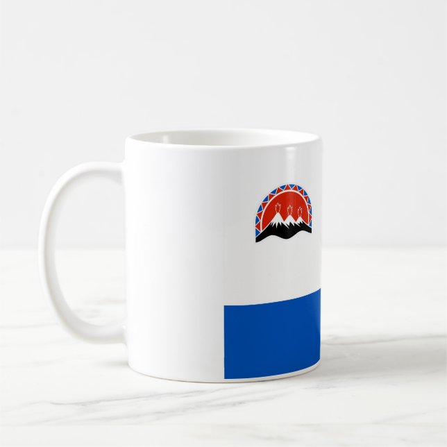 Taza De Café región de la república del país de Rusia de la (Izquierda)
