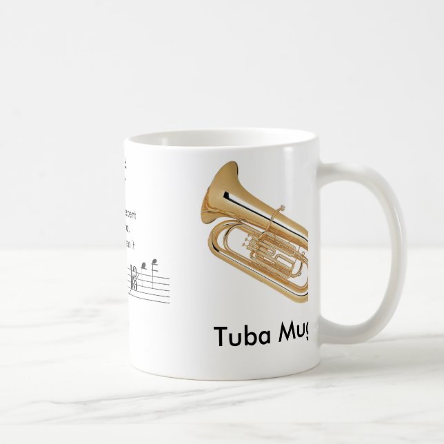 Taza De Café Registro. (11 onzas.) ¡Taza de la tuba para el (Derecha)