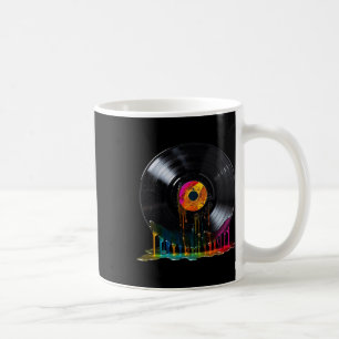 Taza De Café Registro de vinilo colorante de vinilo retro de vi