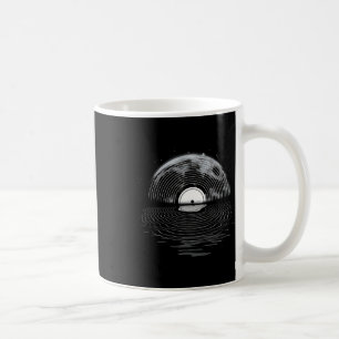 Taza De Café Registro de vinilo con registro de vinilo de lazo 