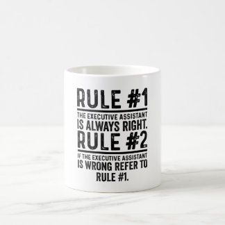 Taza De Café Regla #1 El Asistente Ejecutivo Es Muy Gracioso