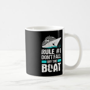 Taza De Café Regla #1 No caigan del crucero Vacati