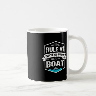 Taza De Café Regla #1 No se caigan de las vacaciones de crucero