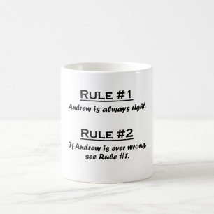 Taza De Café Regla Andrew