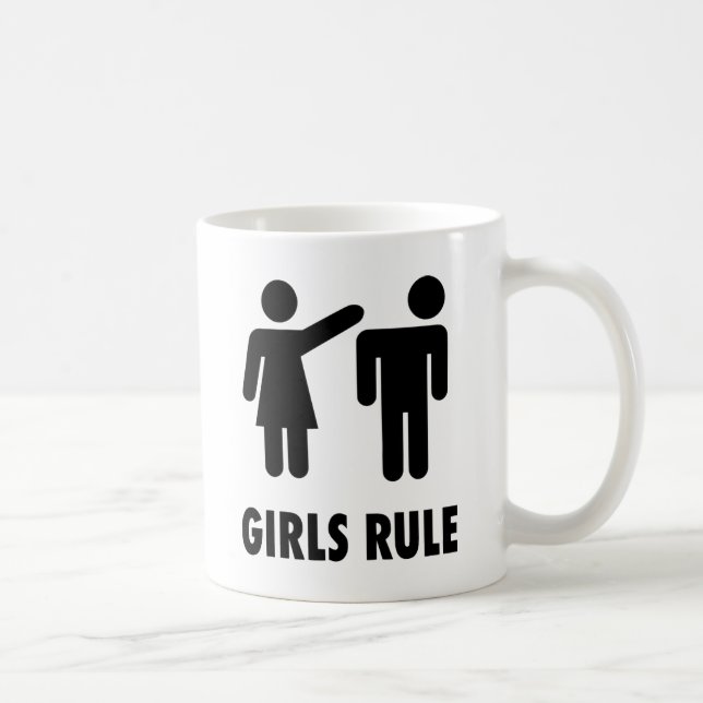 Taza De Café Regla de chicas (Derecha)