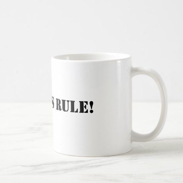 Taza De Café Regla de Geordies (Derecha)