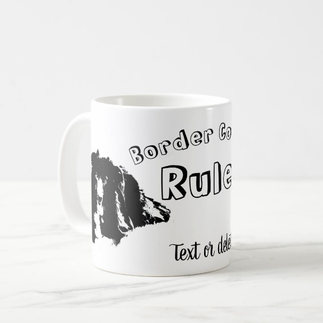 Taza De Café Regla de interlineado personalizada (Anverso izquierdo)