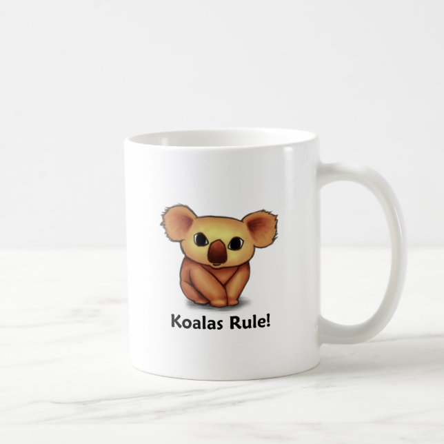 Taza De Café ¡Regla de las koalas! (Derecha)