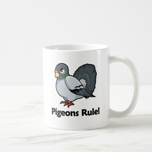 Taza De Café ¡Regla de las palomas! (Derecha)