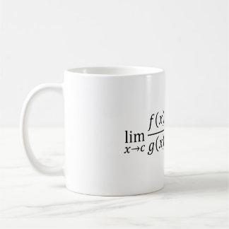 Taza De Café Regla de L'Hopital - Fundamentos matemáticos T-Shi