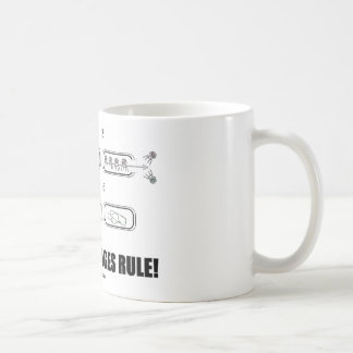 Taza De Café ¡Regla de los bacteriófagos! (DNA del virus de las