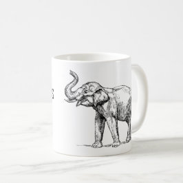 Taza De Café Regla de los Elefantes