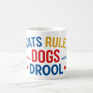 Taza De Café Regla de los gatos