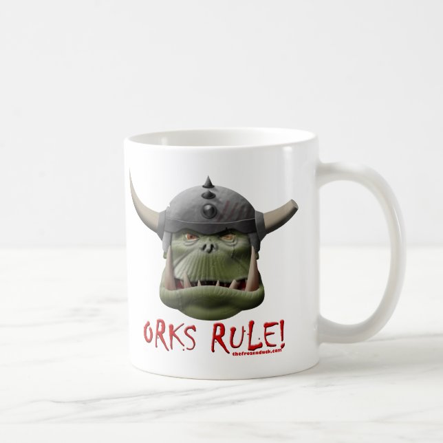 Taza De Café ¡Regla de Orks! (Derecha)