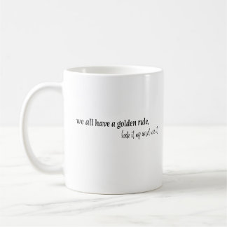Taza De Café regla de oro