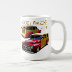 Taza De Café Regla de vagones Woody